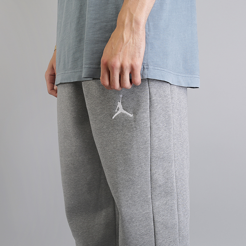 мужские серые брюки Jordan Flight  Basketball Pants 823073-091 - цена, описание, фото 2